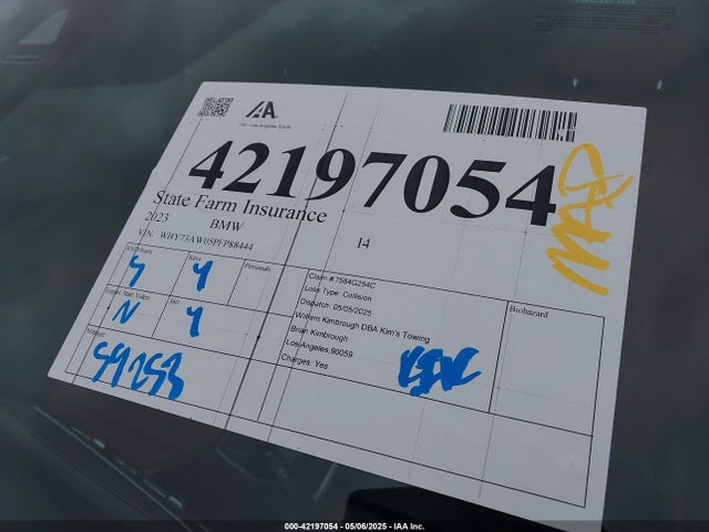WBY73AW05PFP88444 BMW I4
