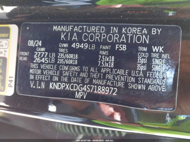 KNDPXCDG4S7188972 KIA Sportage Hybrid Sx-prestige