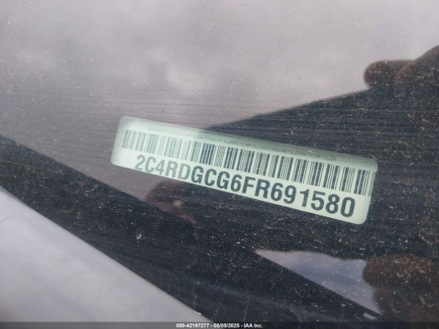 2C4RDGCG6FR691580 Dodge Grand Caravan Sxt Plus