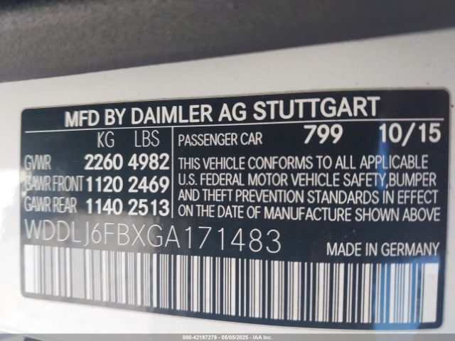 2016 MERCEDES-BENZ CLS 400 WDDLJ6FBXGA171483 Photo 8