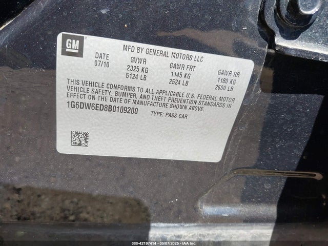 2011 CADILLAC STS 1G6DW6ED8B0109200 Photo 8