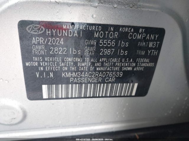 2024 HYUNDAI IONIQ 6 KMHM34AC2RA076539 Photo 8