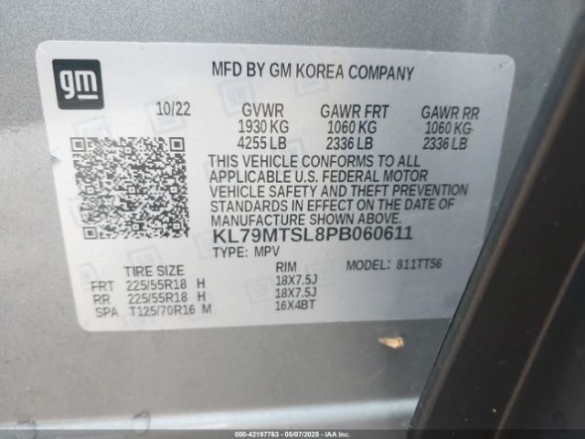 2023 CHEVROLET TRAILBLAZER KL79MTSL8PB060611 Photo 8