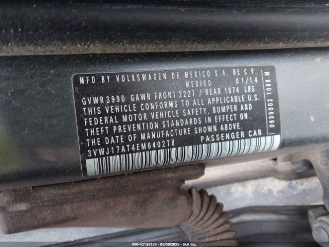 3VWJ17AT4EM640278 Volkswagen Beetle 1.8t
