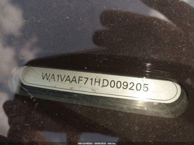 WA1VAAF71HD009205 Audi Q7 3.0t Premium