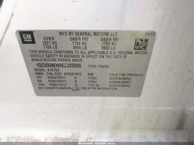 2014 CHEVROLET SILVERADO 1500 1GCVKREH8EZ203885 Photo 8