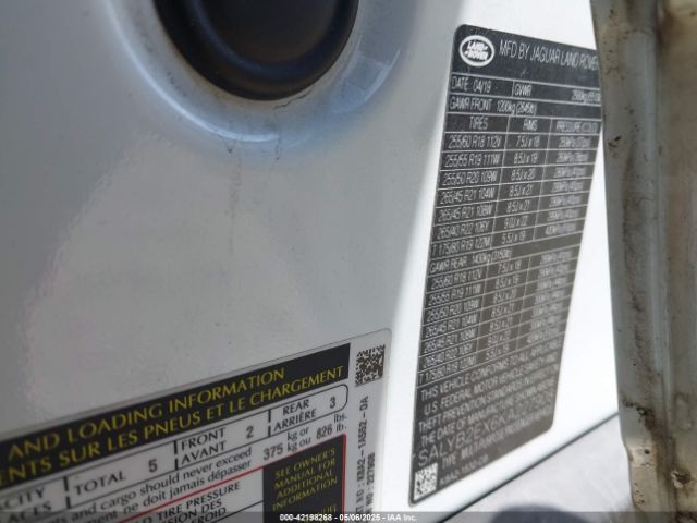 SALYB2EX6KA227908 Land Rover Range Rover Velar P250 S