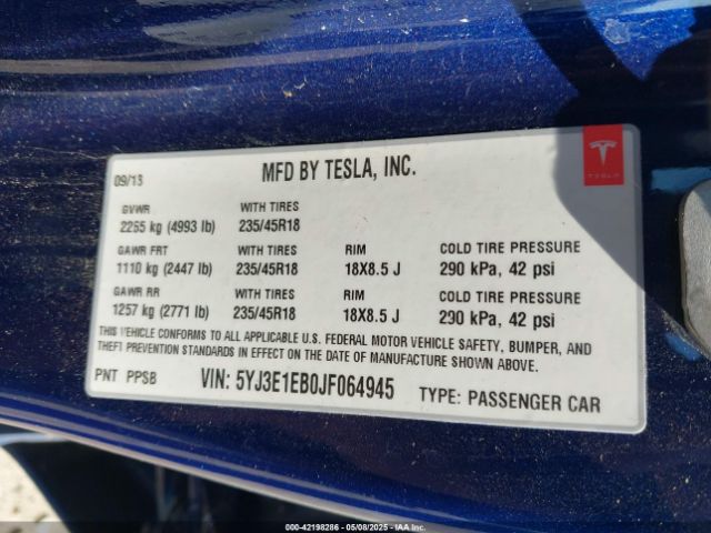 5YJ3E1EB0JF064945 Tesla Model 3 Long Range/performance
