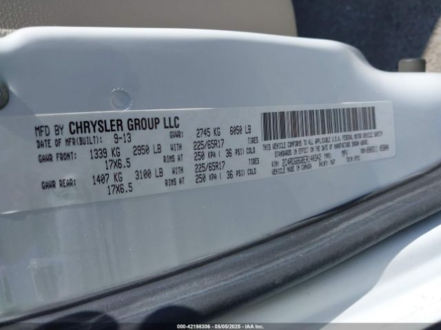 2C4RDGBG8ER140342 Dodge Grand Caravan Se