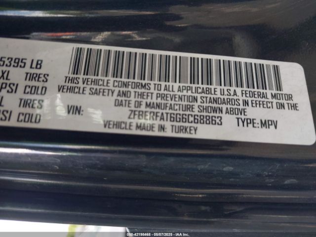 ZFBERFAT6G6C68863 RAM Promaster City Tradesman