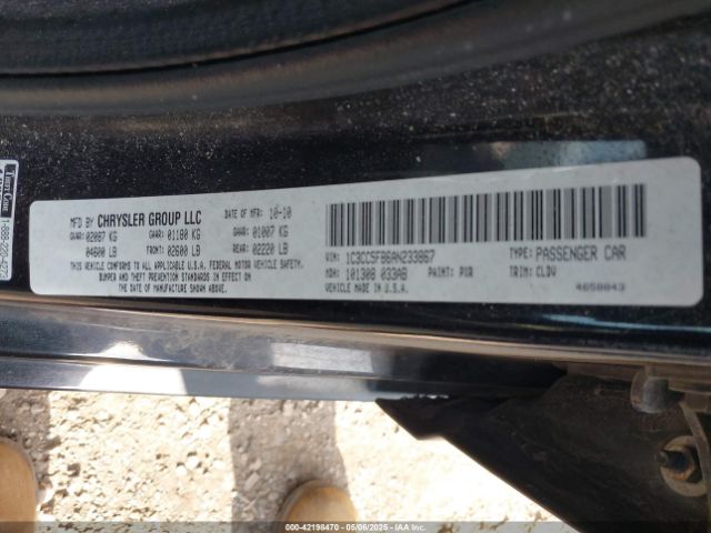 2010 CHRYSLER SEBRING 1C3CC5FB6AN233867 Photo 8