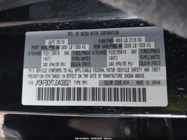 Mazda py cylinder deactivation 2018 JM3KFBCM7J0408621 Image 9