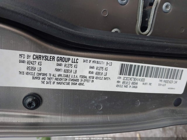 2C3CCAET9EH141833 Chrysler 300C