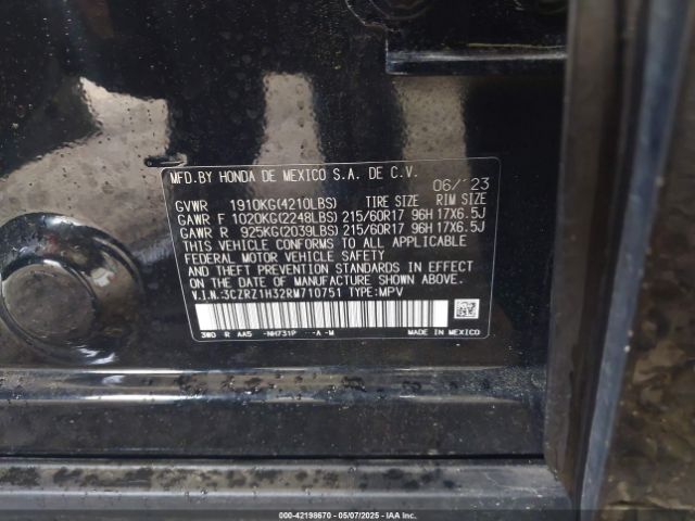 2024 HONDA HR-V 3CZRZ1H32RM710751 Photo 8