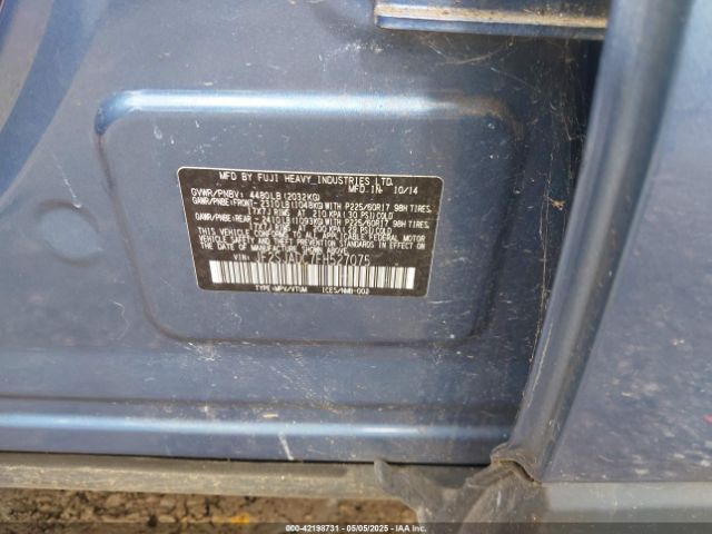 JF2SJADC7FH527075 Subaru Forester 2.5i Premium