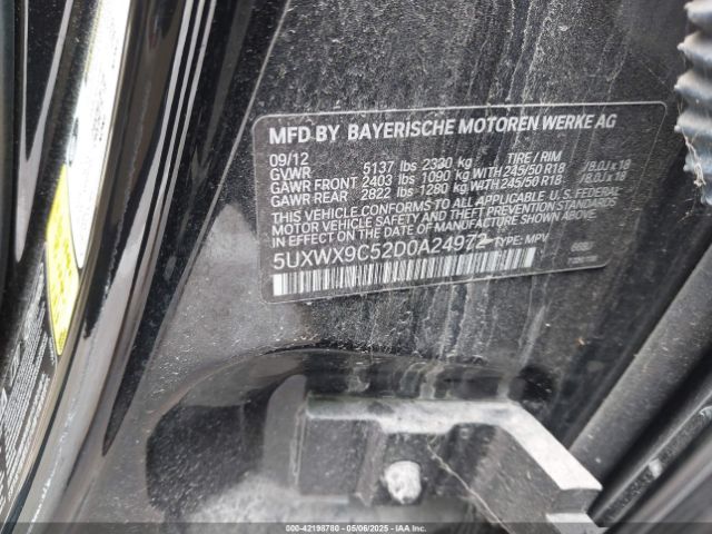 2013 BMW X3 5UXWX9C52D0A24972 Photo 8