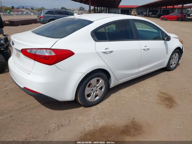 KNAFK4A61G5463113 KIA FORTE LX