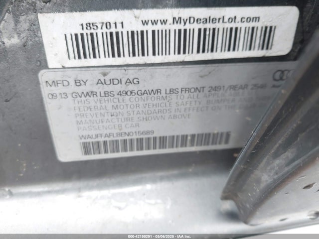 2014 AUDI A4 WAUFFAFL8EN015689 Photo 8