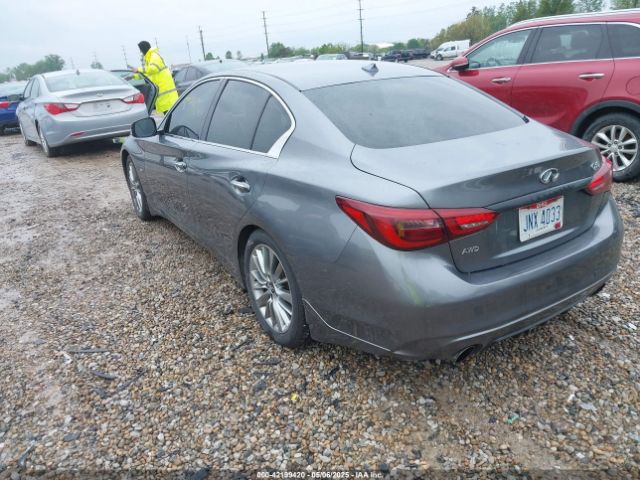 JN1EV7AR9JM433147 Infiniti Q50 3.0t Luxe