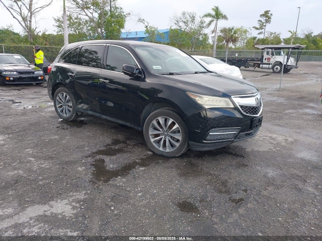 42199502 :رقم المزاد ، 5FRYD3H48GB018336 vin ، 2016 Acura Mdx Technology   Acurawatch Plus Packages/technology Package مزاد بيع