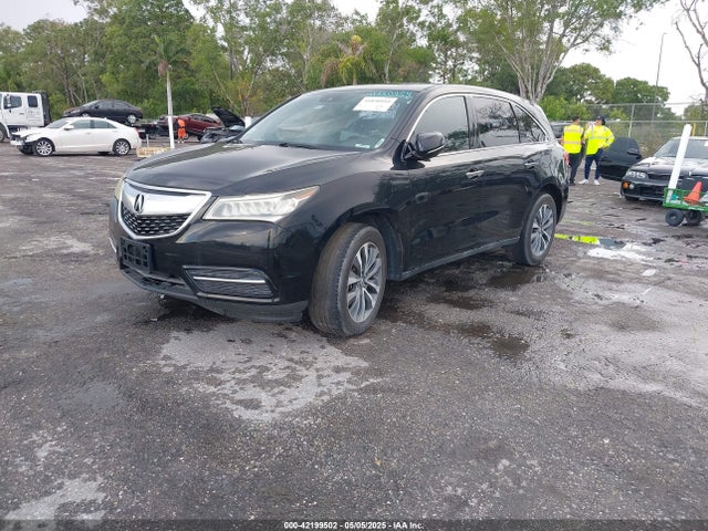 42199502 :رقم المزاد ، 5FRYD3H48GB018336 vin ، 2016 Acura Mdx Technology   Acurawatch Plus Packages/technology Package مزاد بيع