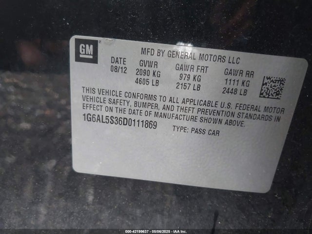 2013 CADILLAC ATS 1G6AL5S36D0111869 Photo 8