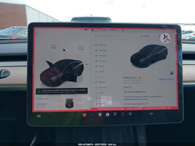 2022 TESLA MODEL Y 7SAYGAEEXNF543540 Photo 6