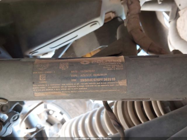 2023 POLARIS RZR 3NSR4E926PF363510 Photo 9