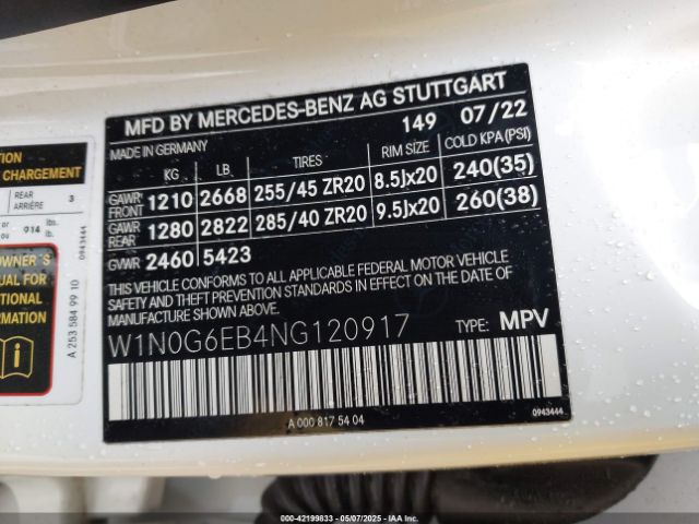 2022 MERCEDES-BENZ AMG GLC 43 W1N0G6EB4NG120917 Photo 8