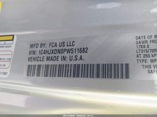 2023 JEEP WRANGLER 1C4HJXDN0PW511682 Photo 8