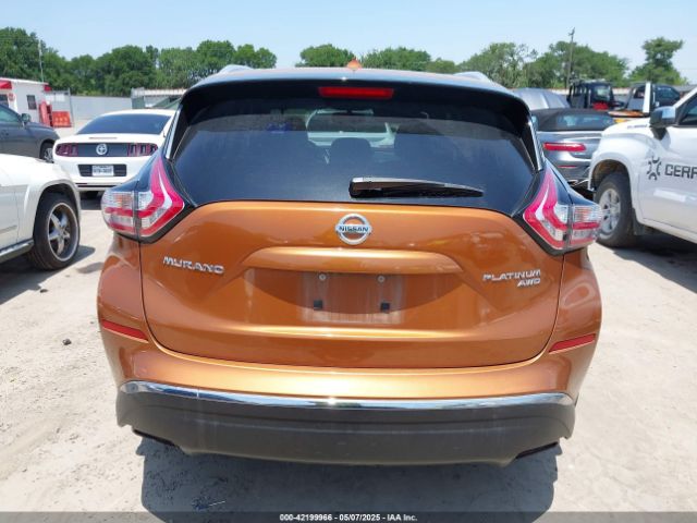 5N1AZ2MH6FN284442 Nissan Murano Platinum