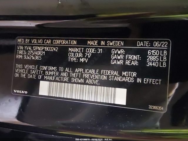 2023 VOLVO XC90 YV4L12PN0P1903242 Photo 8