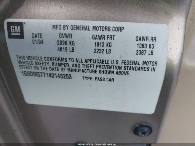 2004 CADILLAC CTS 1G6DM577140148253 Photo 8