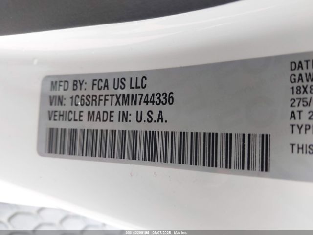 2021 RAM 1500 1C6SRFFTXMN744336 Photo 8