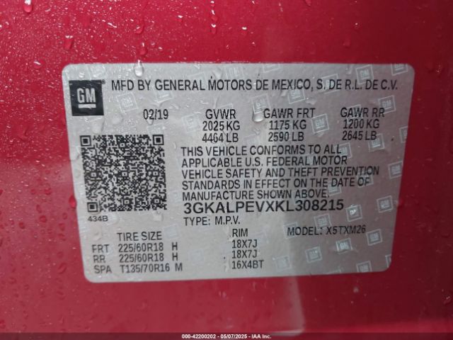 2019 GMC TERRAIN 3GKALPEVXKL308215 Photo 8