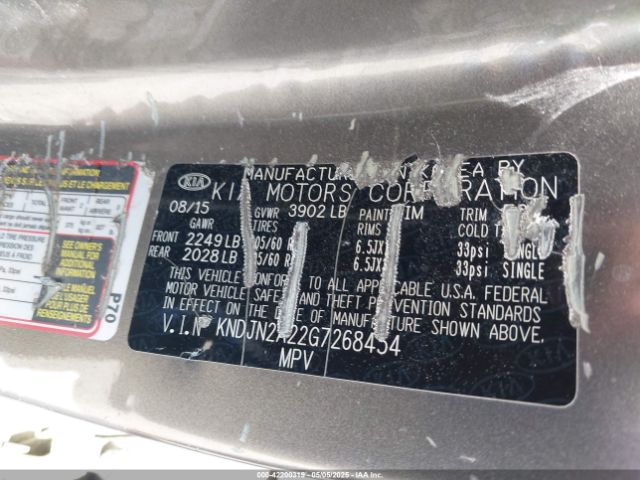 KNDJN2A22G7268454 KIA Soul