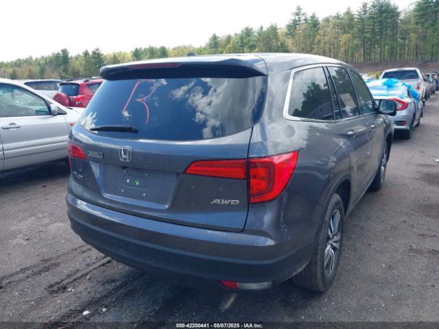 5FNYF6H58GB098758 Honda Pilot Ex-l