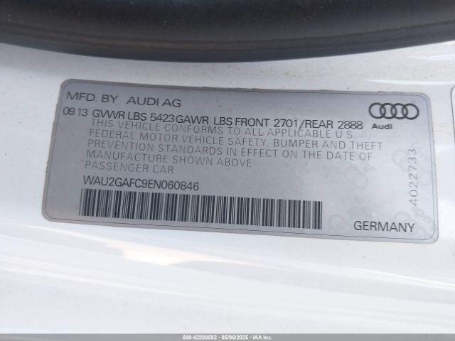 2014 AUDI A7 WAU2GAFC9EN060846 Photo 8