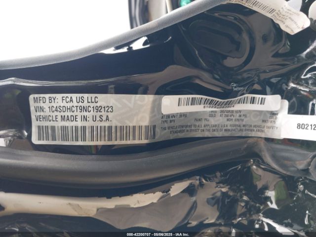 2022 DODGE DURANGO 1C4SDHCT9NC192123 Photo 8