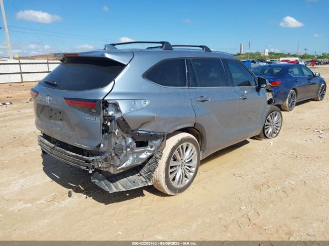 5TDFARAH5PS520699 Toyota Highlander Hybrid Platinum