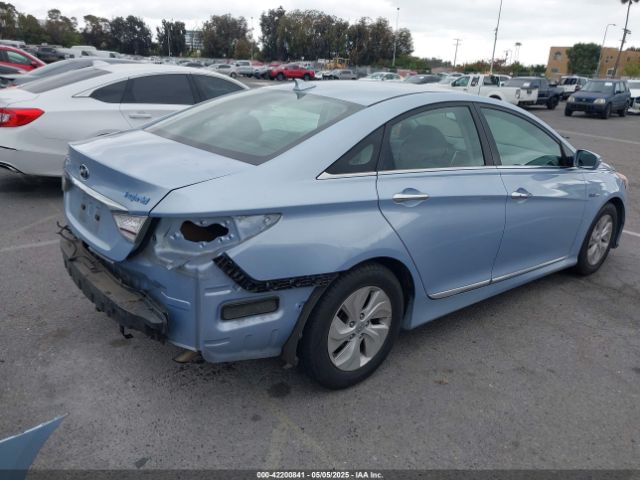 KMHEC4A47EA108358 Hyundai SONATA HYBRID