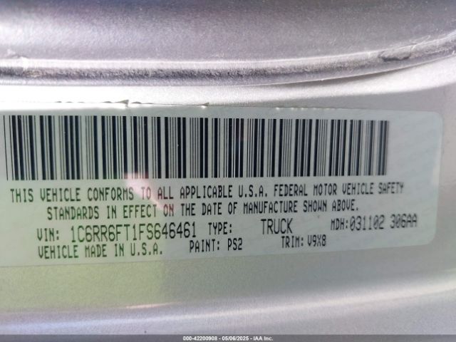 1C6RR6FT1FS646461 RAM 1500 Express