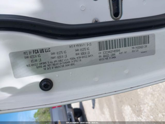 2C3CCAAG3FH859646 Chrysler 300 Limited