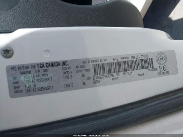 2C4RDGEG2HR557262 Dodge Grand Caravan Gt