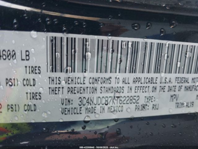 2019 JEEP COMPASS 3C4NJDCB7KT622852 Photo 8