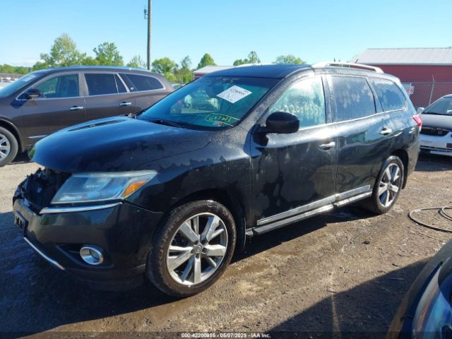 5N1AR2MM5EC637213 Nissan Pathfinder Platinum