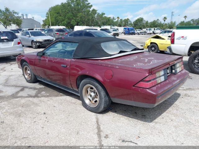 1987 CHEVROLET CAMARO 1G1FP31H8HN151798 Photo 2