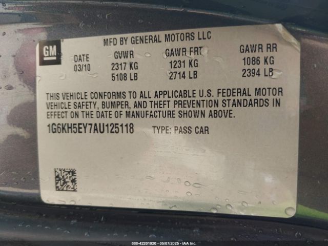2010 CADILLAC DTS 1G6KH5EY7AU125118 Photo 8