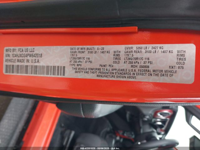 1C4HJXCG4PW642018 Jeep Wrangler 2-door Rubicon 4x4