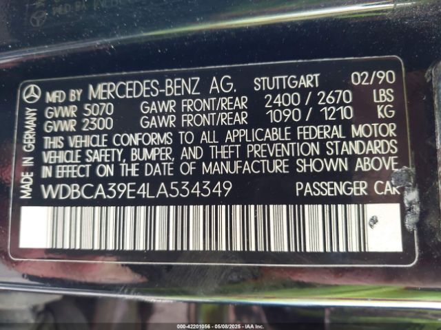 1990 MERCEDES-BENZ 560 WDBCA39E4LA534349 Photo 8